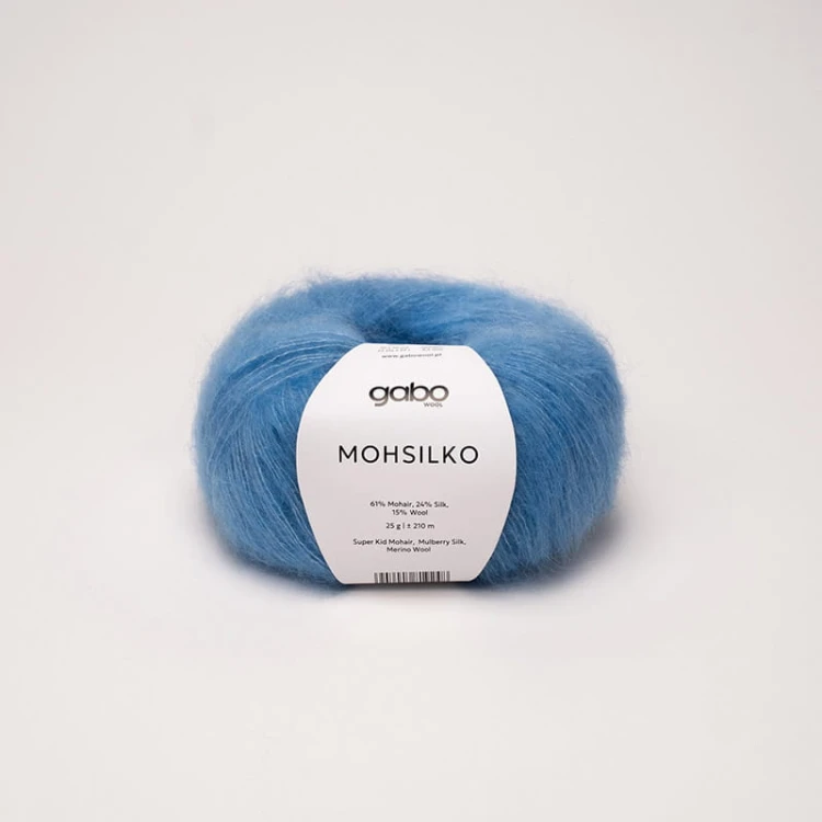 Włóczka Gabo Wool Mohsilko 4444 / błękit