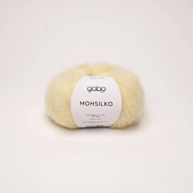 Włóczka Gabo Wool Mohsilko 4119 / sorbet cytrynowy