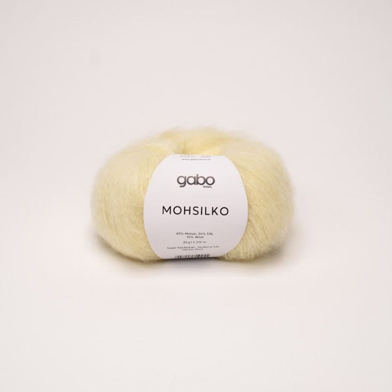 Włóczka Gabo Wool Mohsilko 4119 / sorbet cytrynowy