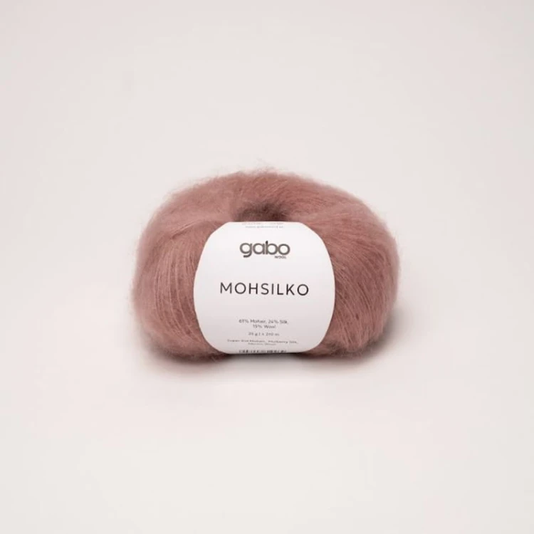 Włóczka Gabo Wool Mohsilko 4591 / pudrowy róż