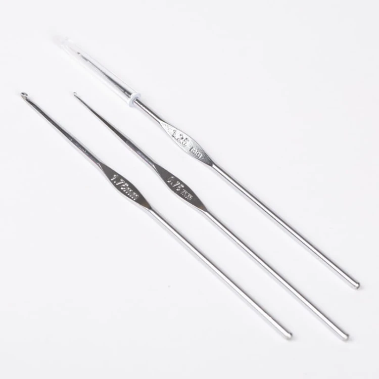 Szydełko Drops Basic Steel 1,5 mm - stal