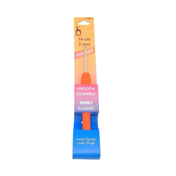 Szydełko PONY Easy Grip z ergonomiczną rączką 3mm