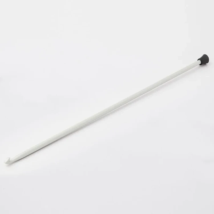 Szydełko afgańskie tunezyjskie KnitPro aluminium szare 30 cm