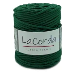 Sznurek La Corda Cotton Cord  5mm / rolka 100m / 480 jasny butelkowy