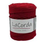 Sznurek La Corda Cotton Cord  5mm / rolka 100m / 380 wino