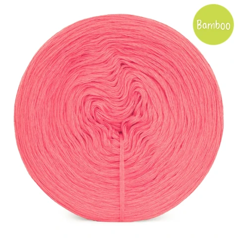 KOKONEK Bamboo - arbuz / 4 nitki / 1200 m / 240 g - GOTOWY