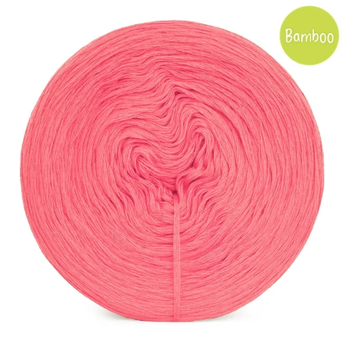 KOKONEK Bamboo - arbuz / 4 nitki / 1200 m / 240 g - GOTOWY