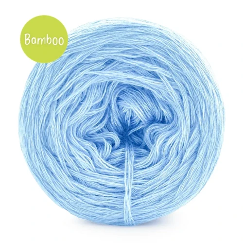 KOKONEK_Bamboo - błękit / 4 nitki / 400 m / 80 g - GOTOWY