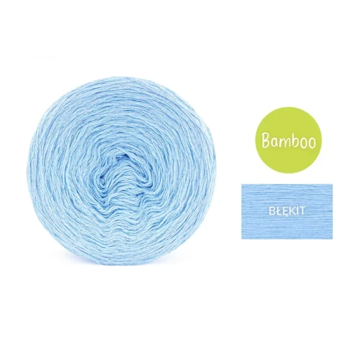 KOKONEK Bamboo - błękit / 4 nitki / 1200 m / 240 g - GOTOWY