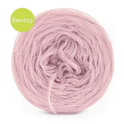 KOKONEK_Bamboo - brudny róż / 4 nitki / 400 m / 80 g - GOTOWY