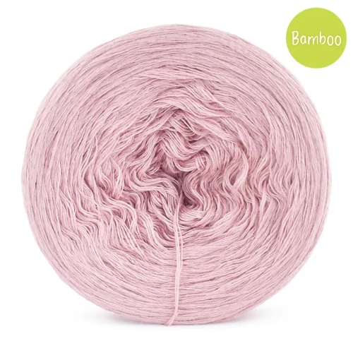 KOKONEK Bamboo - brudny róż / 4 nitki / 1200 m / 240 g - GOTOWY
