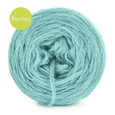 KOKONEK Bamboo - ciemna mięta / 4 nitki / 400 m / 80 g - GOTOWY