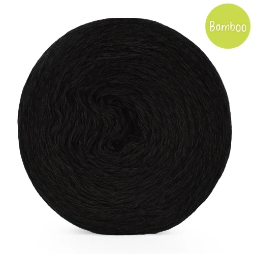 KOKONEK_Bamboo - czerń / 4 nitki / 1200 m / 240 g - GOTOWY