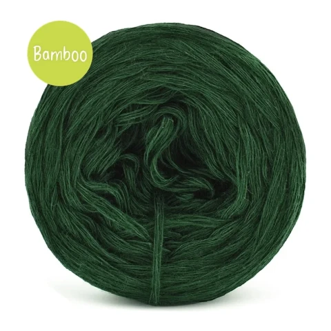 KOKONEK Bamboo - głęboka zieleń / 4 nitki / 400 m / 80 g - GOTOWY
