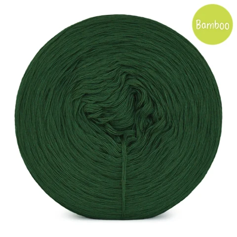 KOKONEK Bamboo - głęboka zieleń / 4 nitki / 1200 m / 240 g - GOTOWY