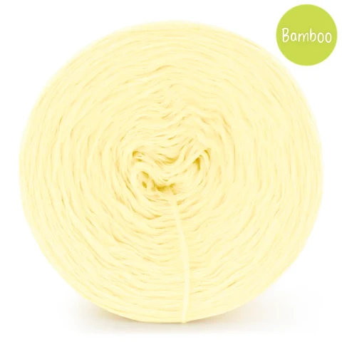 KOKONEK Bamboo - masełkowy / 4 nitki / 1200 m / 240 g - GOTOWY