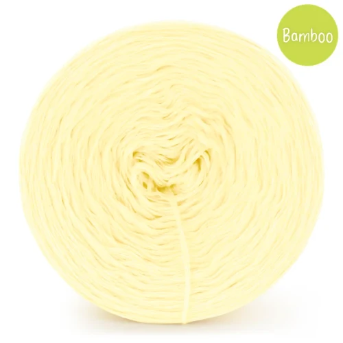 KOKONEK Bamboo - masełkowy / 4 nitki / 1200 m / 240 g - GOTOWY