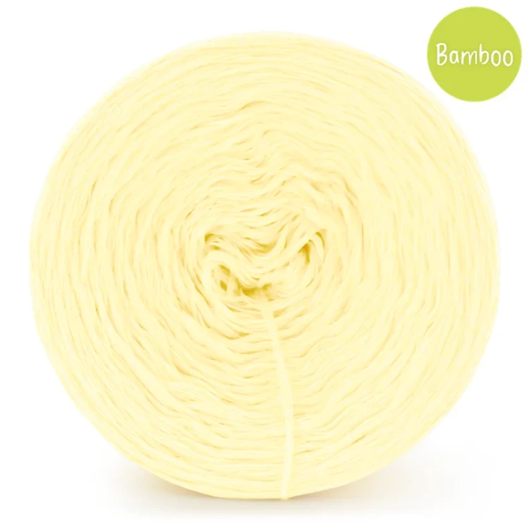 KOKONEK Bamboo - masełkowy / 4 nitki / 1200 m / 240 g - GOTOWY