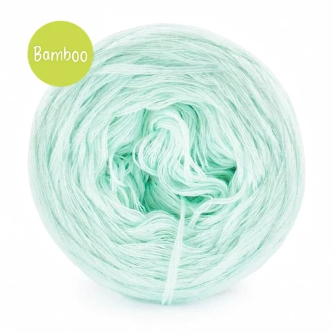 KOKONEK Bamboo - mięta / 4 nitki / 400 m / 80 g - GOTOWY