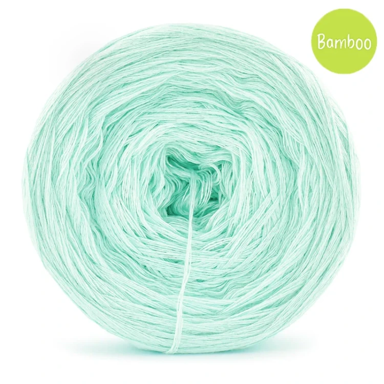 KOKONEK Bamboo - mięta, 4 nitki, 1200 m, 240 g - GOTOWY