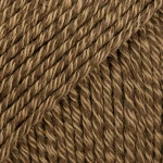 Włóczka Drops Cotton Merino 39 / ciasto orzechowe