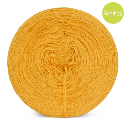 KOKONEK Bamboo - musztarda / 4 nitki / 1200 m / 240 g - GOTOWY