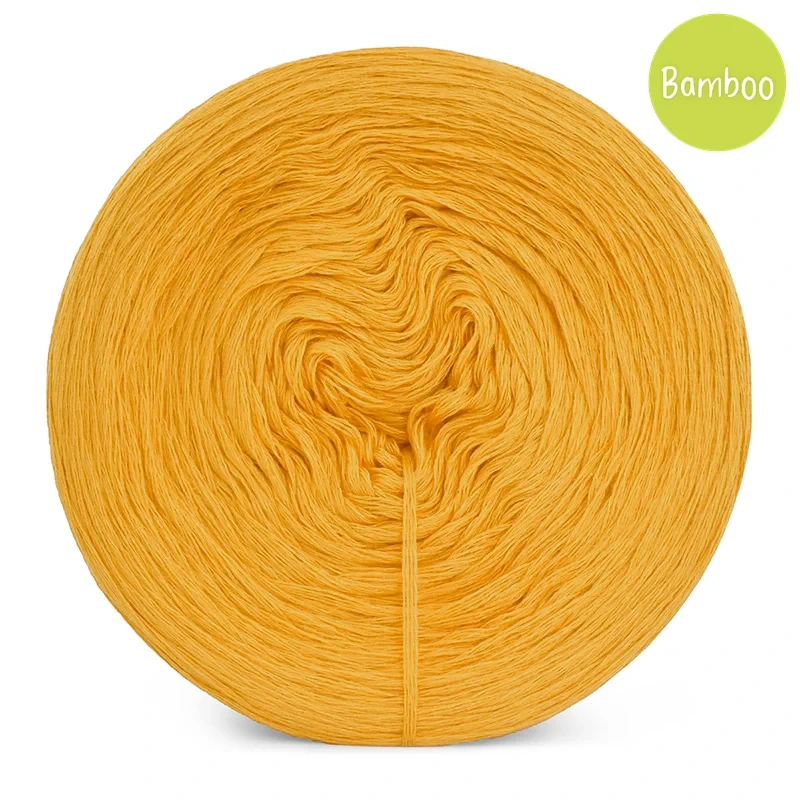 KOKONEK Bamboo - musztarda / 4 nitki / 1200 m / 240 g - GOTOWY
