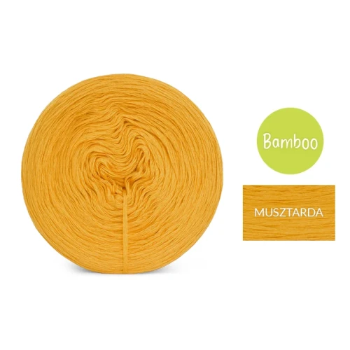 KOKONEK Bamboo - musztarda / 4 nitki / 1200 m / 240 g - GOTOWY