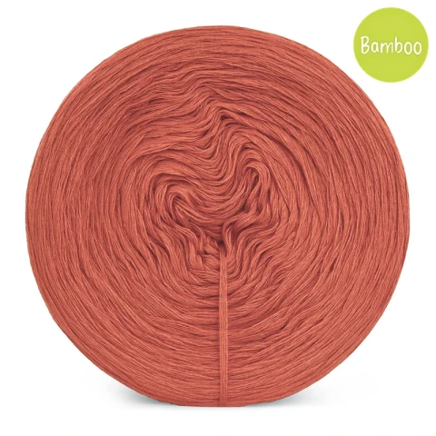 KOKONEK Bamboo - rudy / 4 nitki / 1200 m / 240 g - GOTOWY