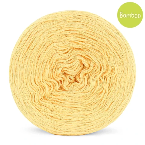 KOKONEK Bamboo - słoneczny / 4 nitki / 1200 m / 240 g - GOTOWY