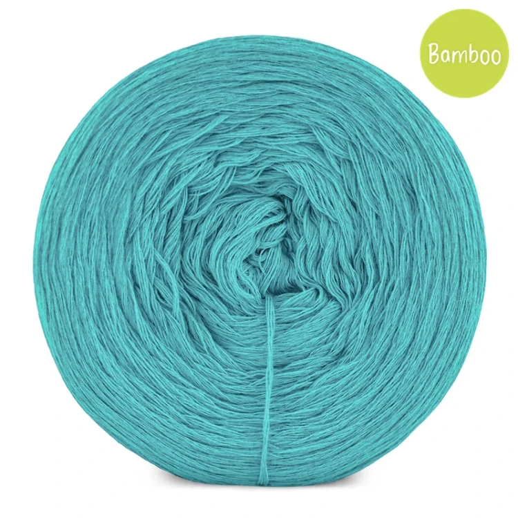 KOKONEK Bamboo - szmaragd, 4 nitki, 1200 m, 240 g - GOTOWY