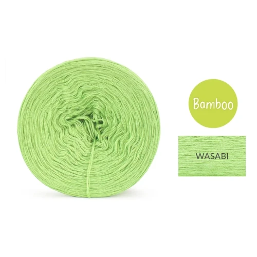 KOKONEK Bamboo - wasabi / 4 nitki / 400 m / 80 g - GOTOWY