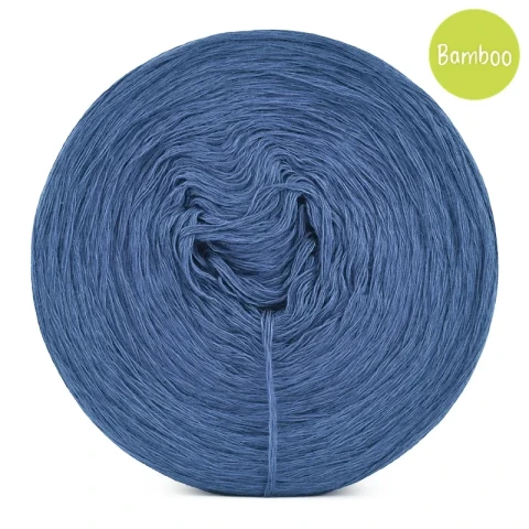 KOKONEK Bamboo - ciemny niebieski / 4 nitki / 1200 m / 240 g - GOTOWY