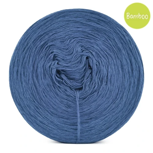 KOKONEK Bamboo - ciemny niebieski / 4 nitki / 1200 m / 240 g - GOTOWY
