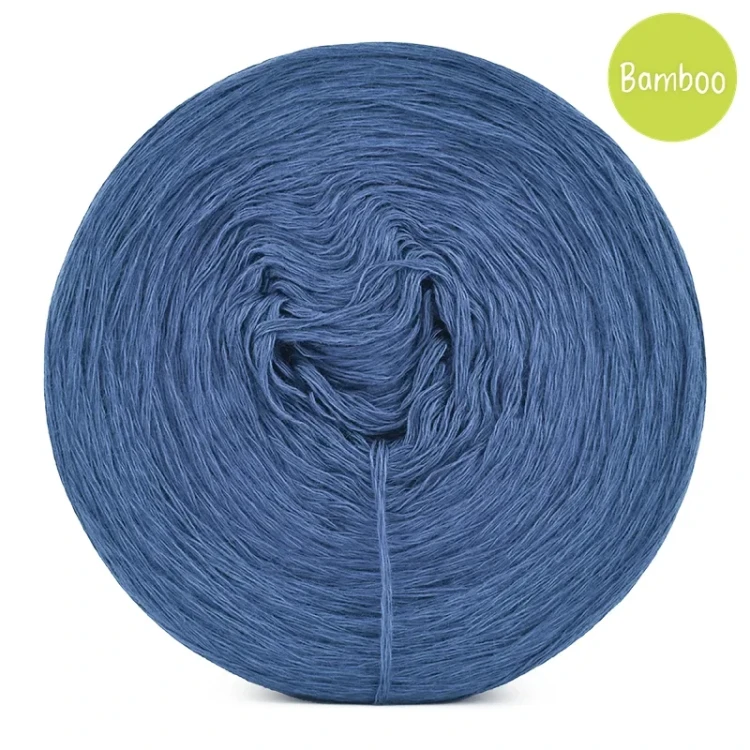 KOKONEK Bamboo - ciemny niebieski / 4 nitki / 1200 m / 240 g - GOTOWY