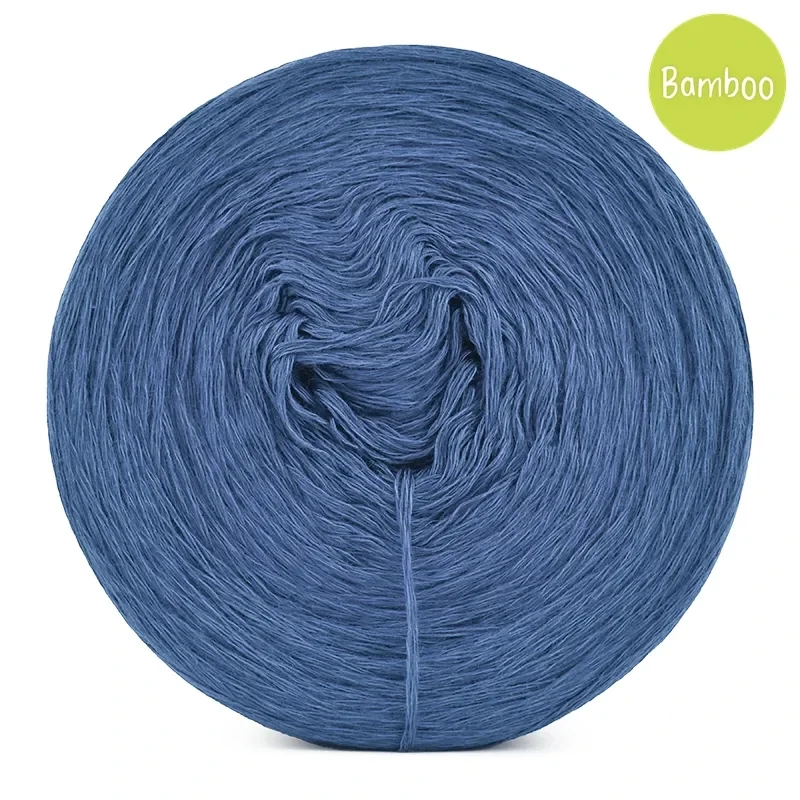 KOKONEK Bamboo - ciemny niebieski / 4 nitki / 1200 m / 240 g - GOTOWY