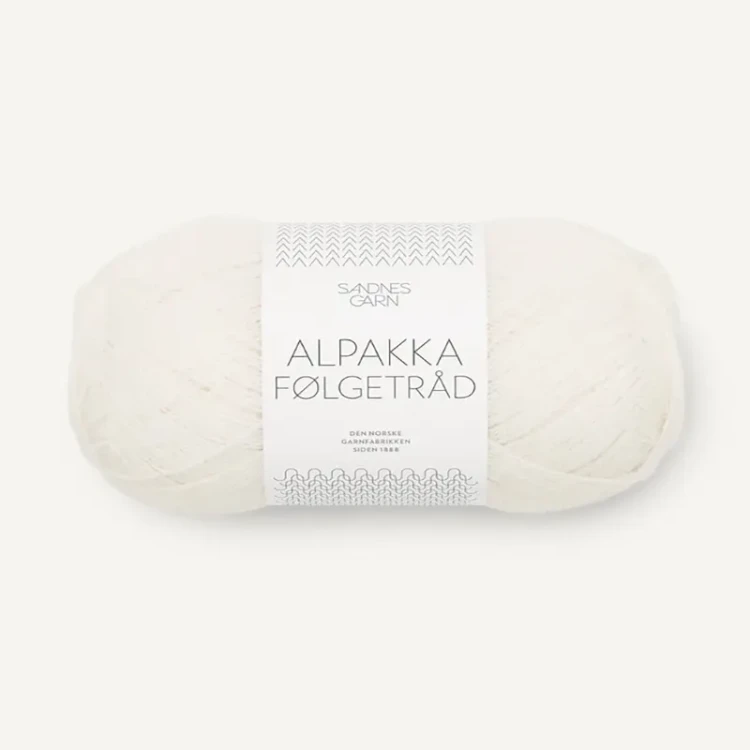 Włóczka Sandnes Garn Alpakka Folgetrad 1002 / ecru