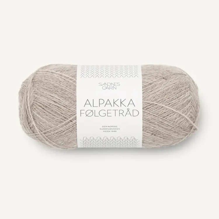 Włóczka Sandnes Garn Alpakka Folgetrad 2650 / zimny beż