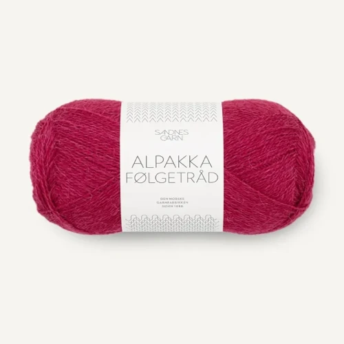 Włóczka Sandnes Garn Alpakka Folgetrad 4255 / malinowa czerwień