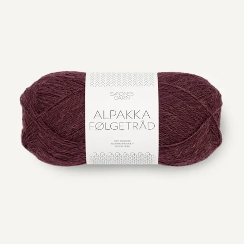 Włóczka Sandnes Garn Alpakka Folgetrad 4372 / wino
