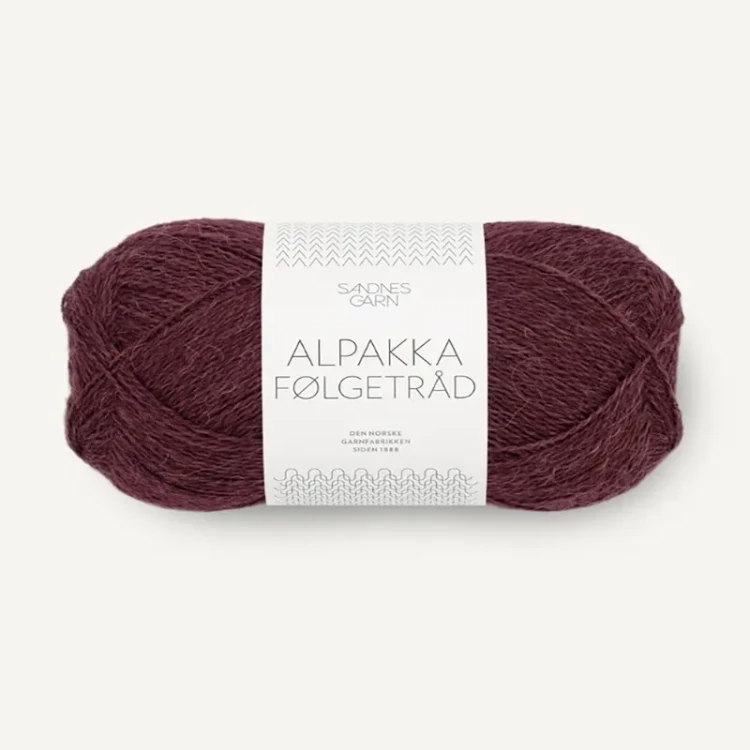 Włóczka Sandnes Garn Alpakka Folgetrad 4372 / wino