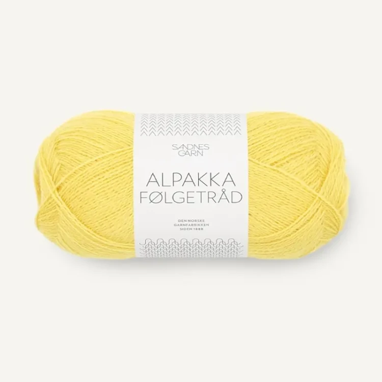 Włóczka Sandnes Garn Alpakka Folgetrad 9004 / słoneczny