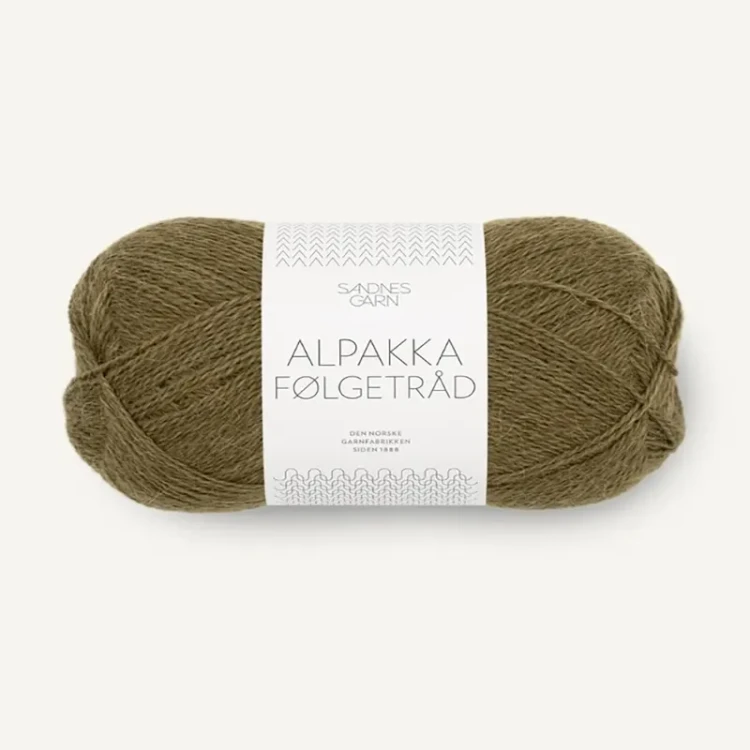 Włóczka Sandnes Garn Alpakka Folgetrad 9873 / jasne khaki