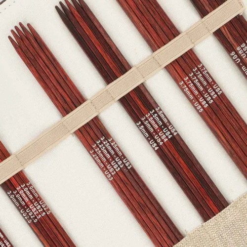 Zestaw drutów do skarpet KnitPro Cubics Double-pointed / 15 cm /  2 - 4 mm / 33006