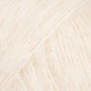 Włóczka Drops Brushed Alpaca Silk 01 / ecru