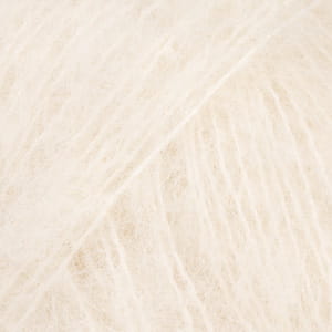 Włóczka Drops Brushed Alpaca Silk 01 / ecru