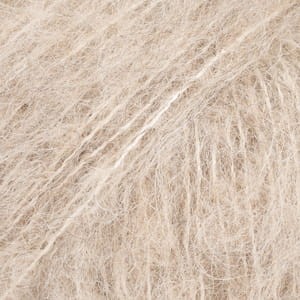 Włóczka Drops Brushed Alpaca Silk 04 / jasny beż