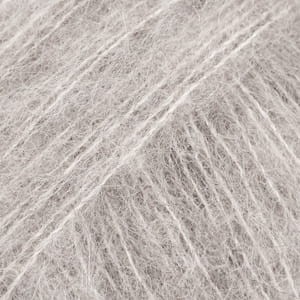 Włóczka Drops Brushed Alpaca Silk 02 / jasny szary