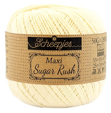 Kordonek Scheepjes Maxi Sugar Rush - 101 blask świecy