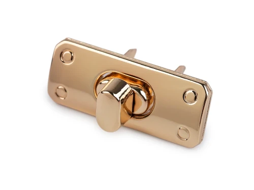 Zapięcie do torebki / 17x43 mm / różowe złoto / 1 szt / 930760